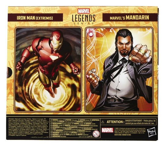 Marvel Legends Action Figure 2-Pack Iron Man (Extremis) & Marvel's Mandarin 15 cm