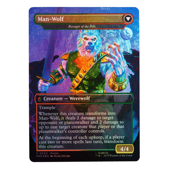 Marvel Legends Magic: The Gathering Action Figure Man-Wolf (plus Exclusive Foil Card) 15 cm