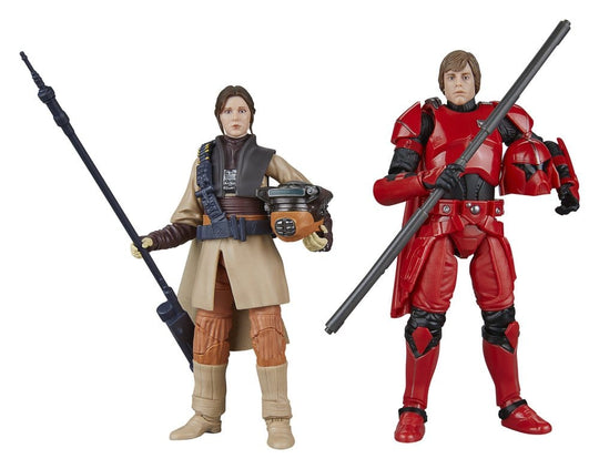 Star Wars: Shadows of the Empire Black Series Action Figures Luke Skywalker (Imperial Guard) & Princess Leia Organa (Boushh) 15 cm