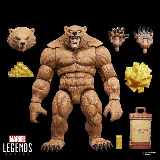 The Amazing Spider-Man Marvel Legends Action Figure Marvel's Grizzly 15 cm