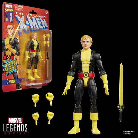 The Uncanny X-Men Marvel Legends Action Figure Cypher 15 cm