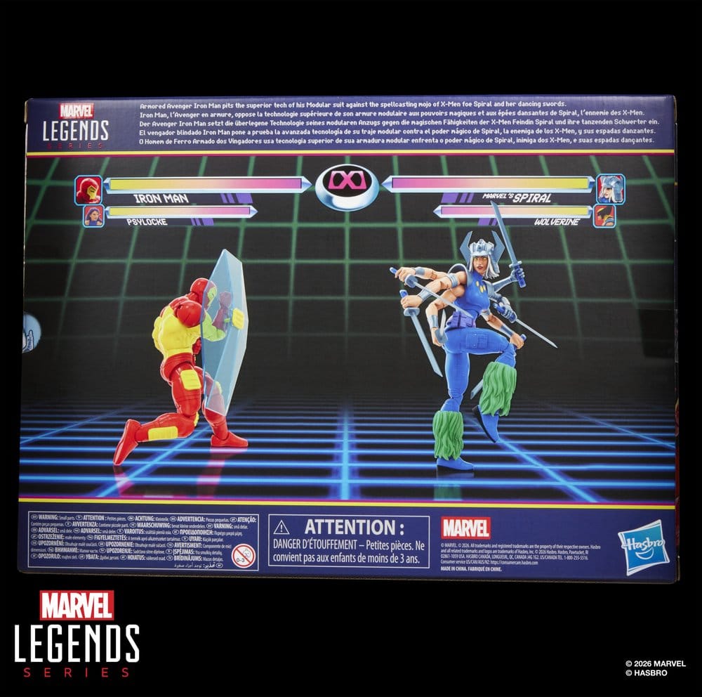 Marvel Games Marvel Legends Action Figure 2-Pack Iron Man & Marvel's Spiral 15 cm