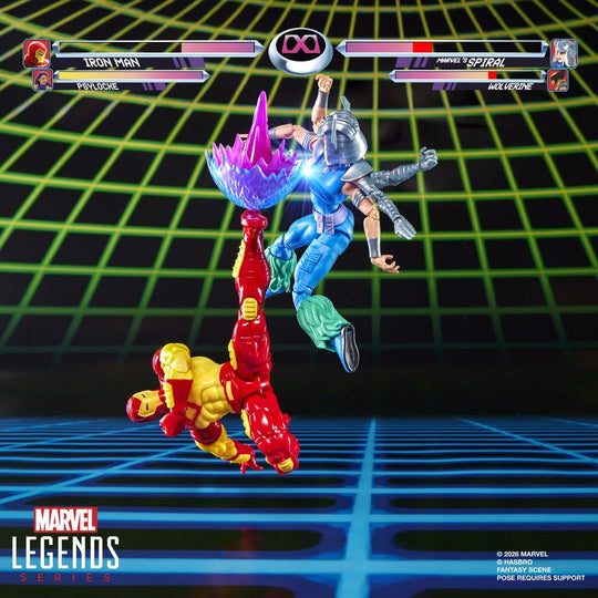 Marvel Games Marvel Legends Action Figure 2-Pack Iron Man & Marvel's Spiral 15 cm