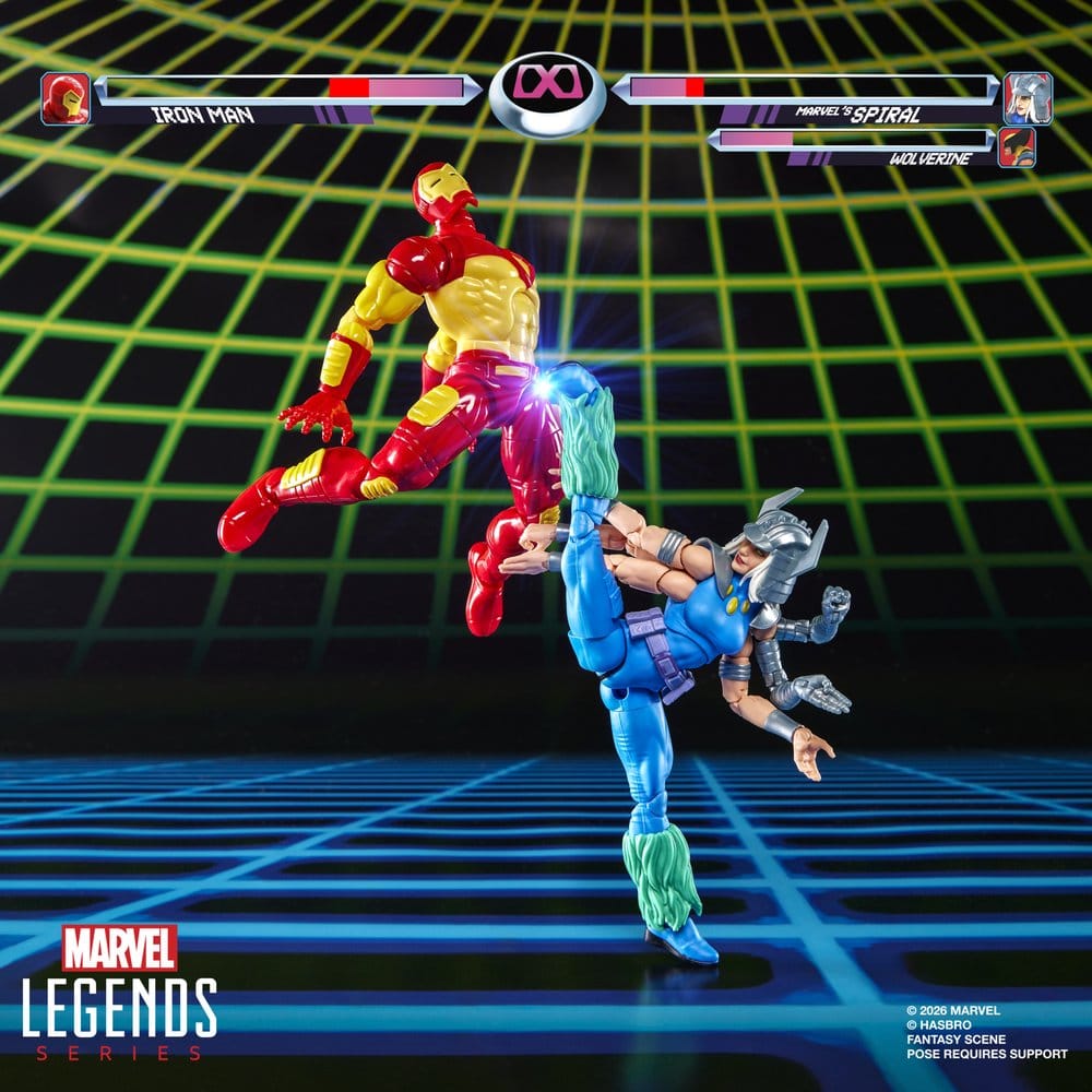 Marvel Games Marvel Legends Action Figure 2-Pack Iron Man & Marvel's Spiral 15 cm