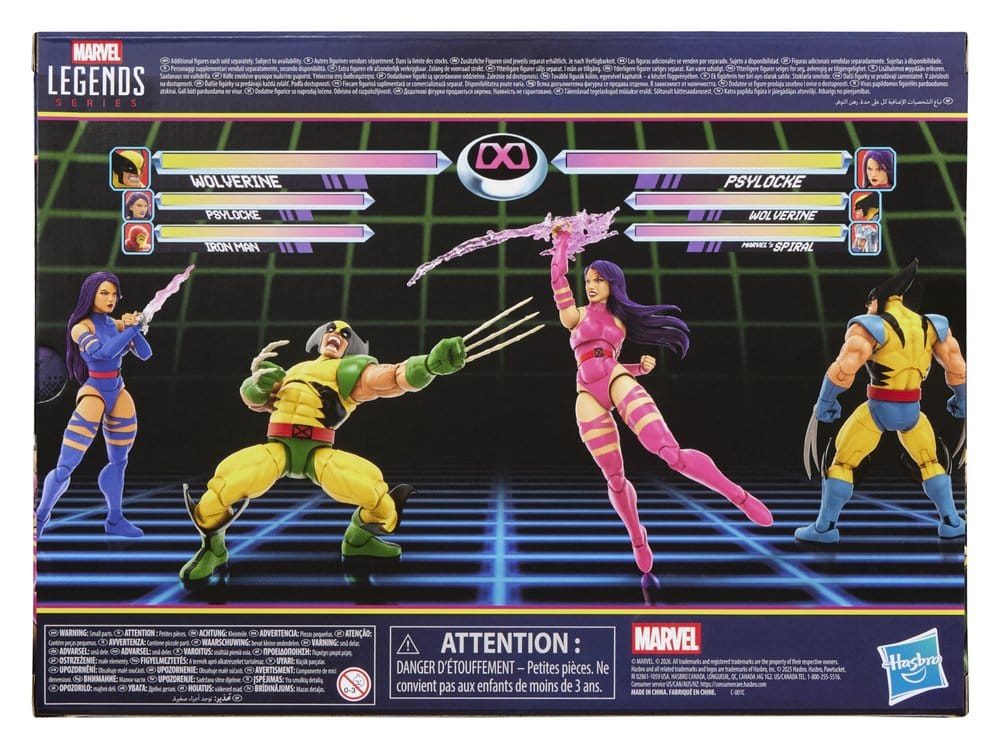 Marvel Games Marvel Legends Action Figure 2-Pack Wolverine & Psylocke 15 cm