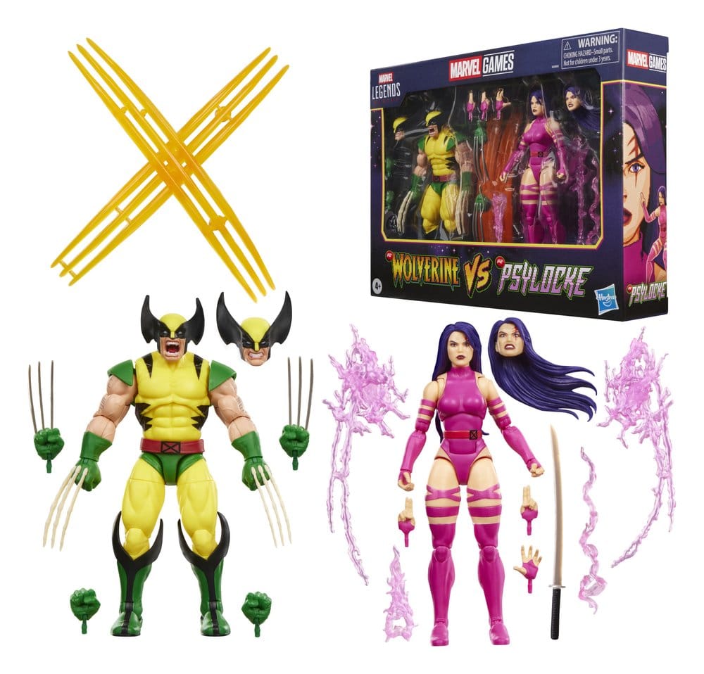 Marvel Games Marvel Legends Action Figure 2-Pack Wolverine & Psylocke 15 cm