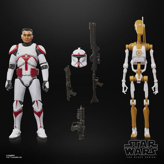 Star Wars: Battlefront II Black Series Action Figure 2-Pack Phase I Assault Trooper & Battle Droid Officer 15 cm