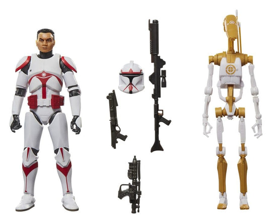 Star Wars: Battlefront II Black Series Action Figure 2-Pack Phase I Assault Trooper & Battle Droid Officer 15 cm