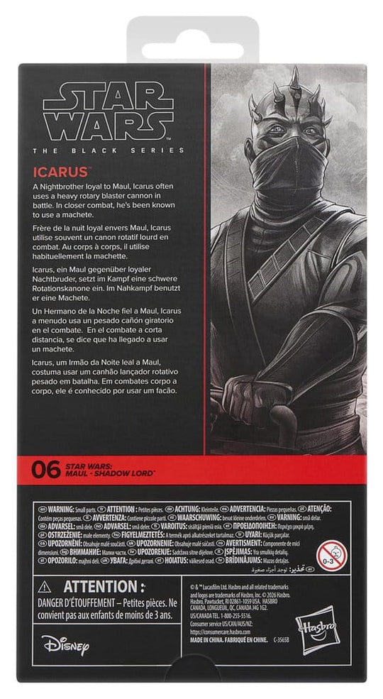 Star Wars: Maul – Shadow Lord Black Series Action Figure Icarus 15 cm