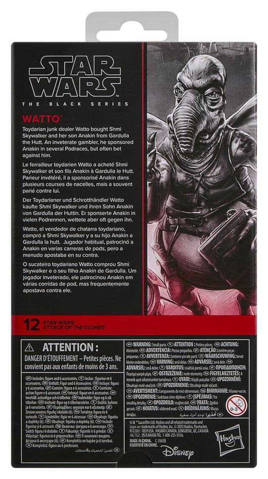Star Wars Episode II Black Series Action Figure Watto 15 cm