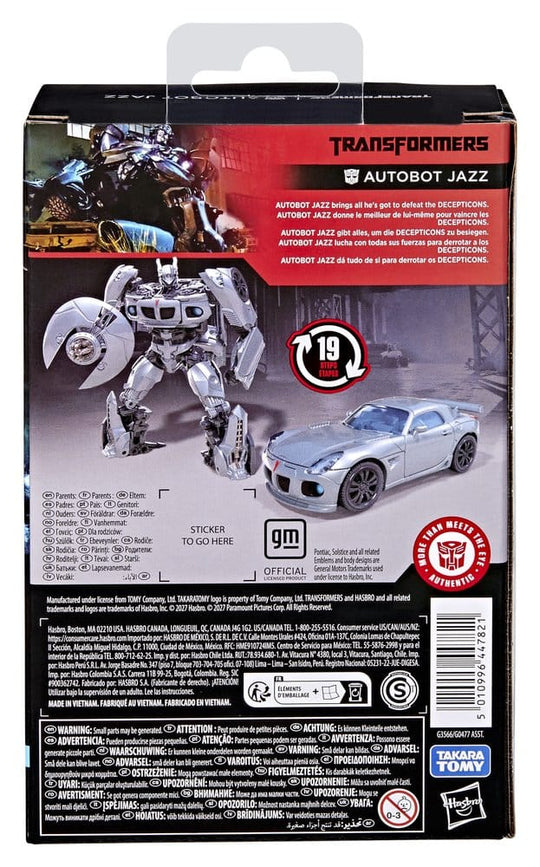 Transformers Studio Series Deluxe Class Action Figure Autobot Jazz 12 cm