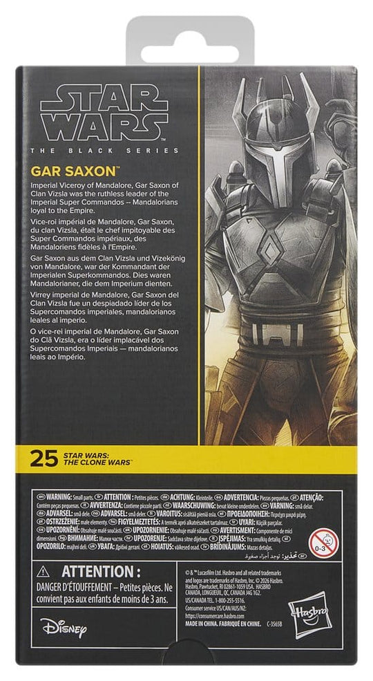 Star Wars: The Clone Wars Black Series Action Figure Gar Saxon 15 cm