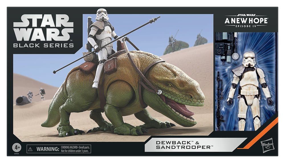 Star Wars Episode IV Black Series Action Figure 2-Pack Dewback & Sandtrooper 15 cm