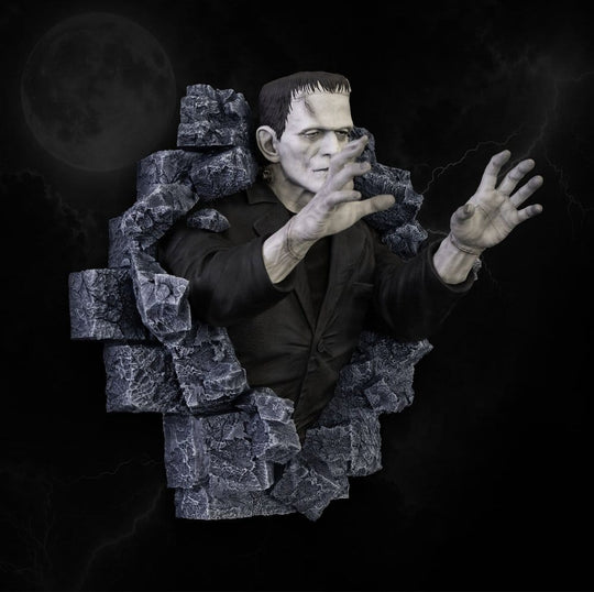 Frankenstein Wall Sculpture Classic Horror Edition Half Scale 48 cm