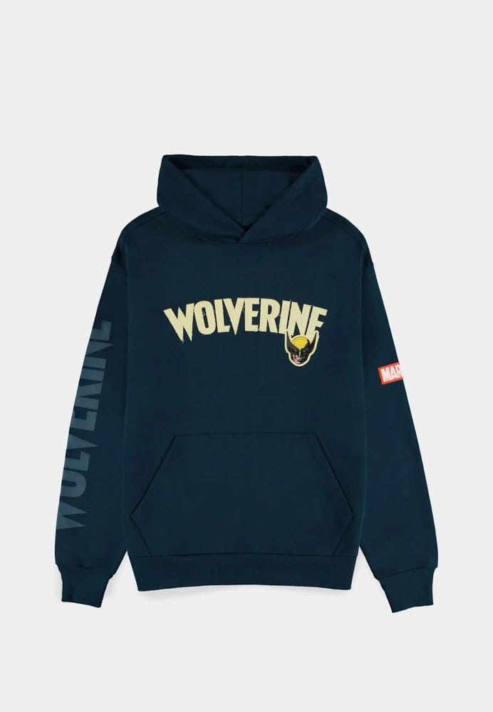 Marvel Hooded Sweater Wolverine Blue Size XL