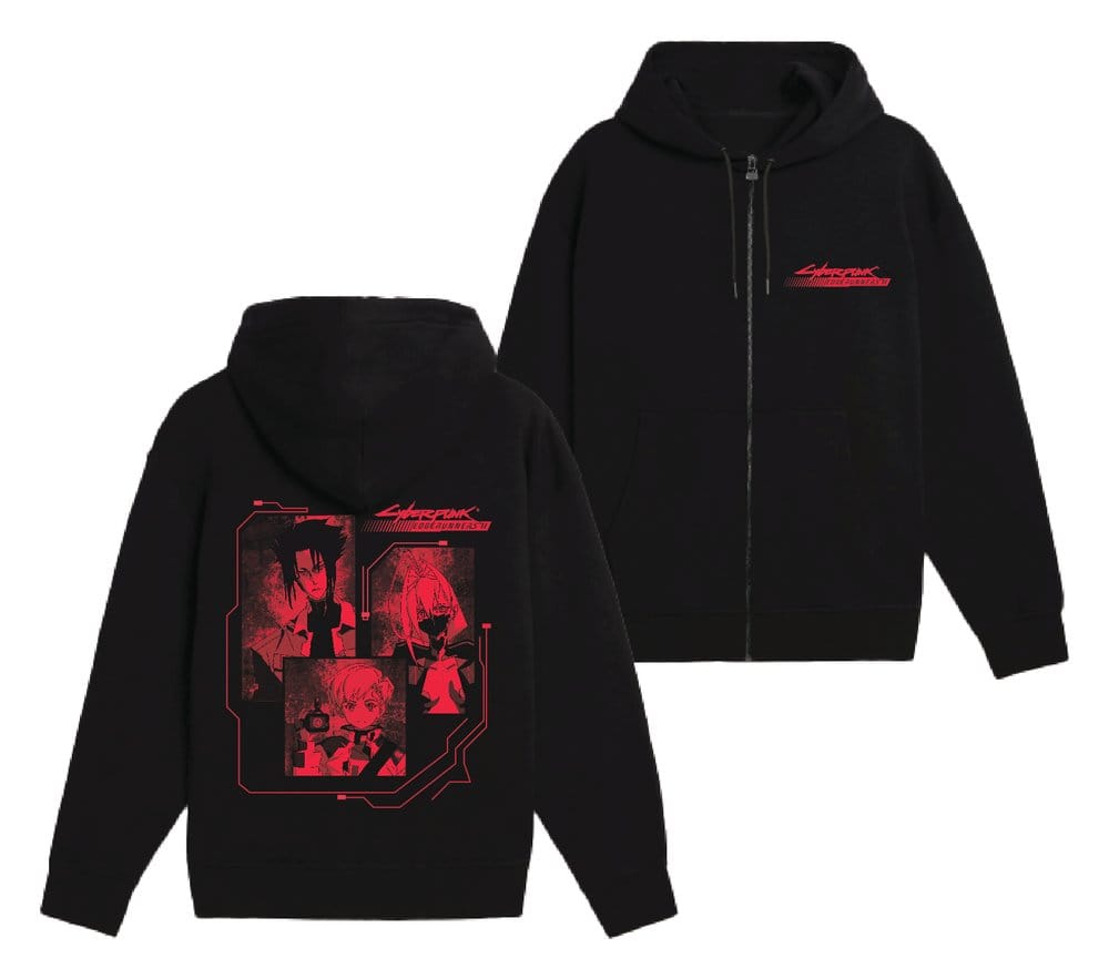 Cyberpunk Edgerunners 2 Zipper Hoodie Key Characters M