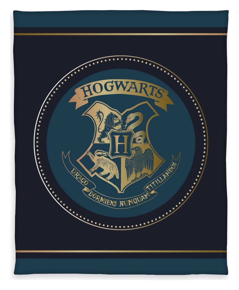 Harry Potter Fleece Blanket Hogwarts Crest 130 x 160 cm