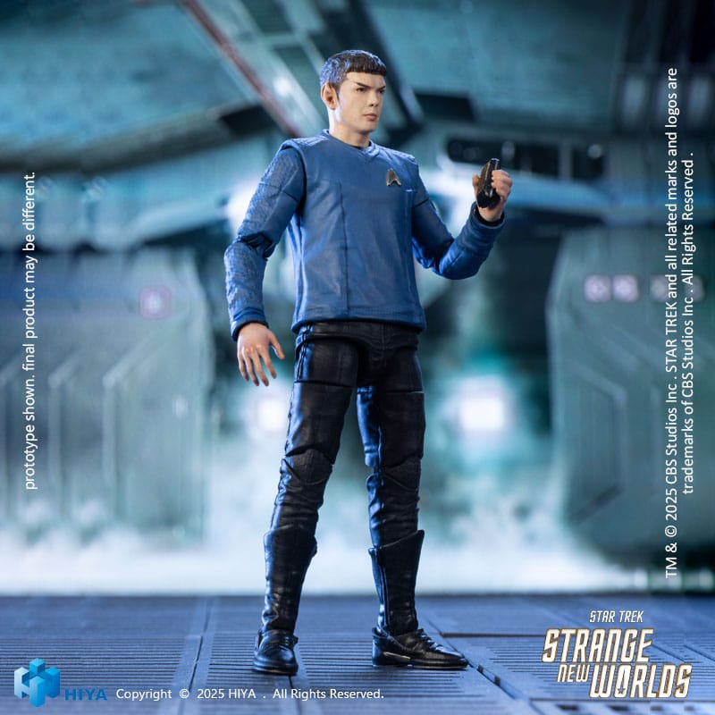 Star Trek Strange New Worlds Exquisite Mini Series  Actionfigur 1/18 Spock 11 cm