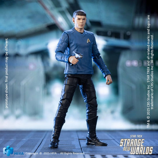 Star Trek Strange New Worlds Exquisite Mini Series  Actionfigur 1/18 Spock 11 cm