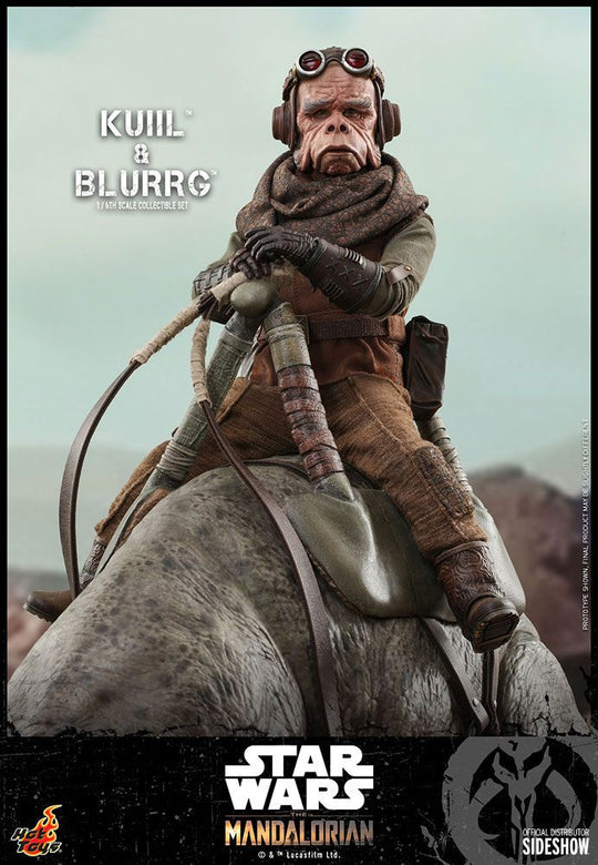 Star Wars The Mandalorian Action Figure 2-Pack 1/6 Kuiil & Blurrg 37 cm