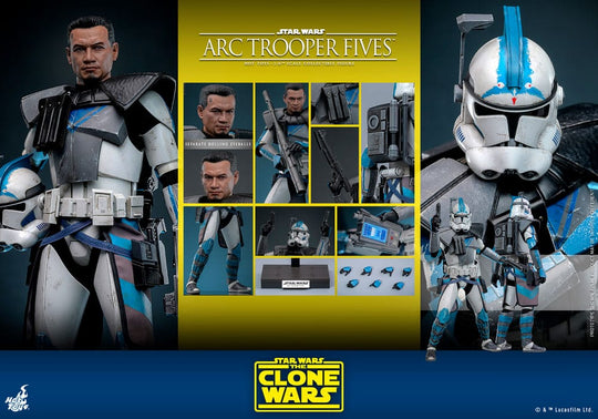 Star Wars: The Clone Wars Action Figure 1/6 Arc Trooper Fives 30 cm
