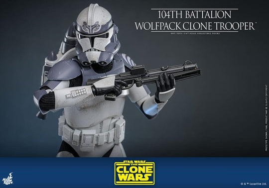 Star Wars The Clone Wars Action Figure 1/6 104th Battalion Wolfpack Clone Trooper 30 cm