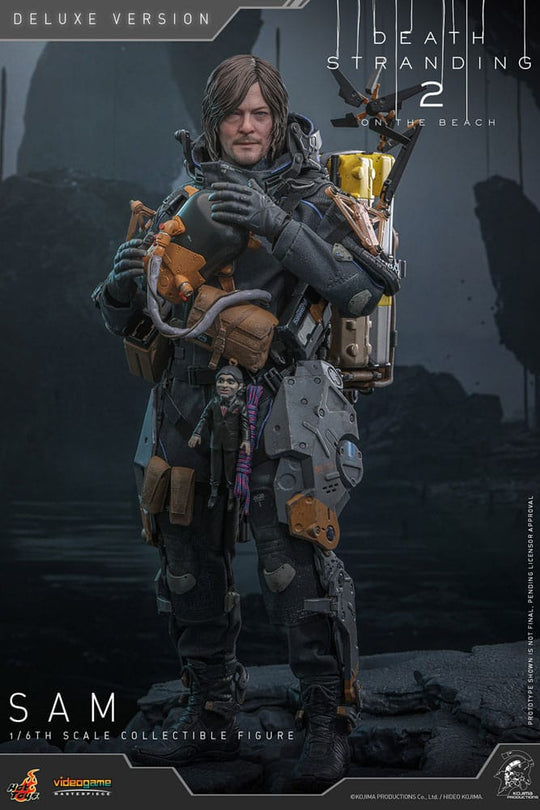 Death Stranding 2: On the Beach Videogame Masterpiece Action Figure 1/6 Sam (Deluxe Version) 31 cm