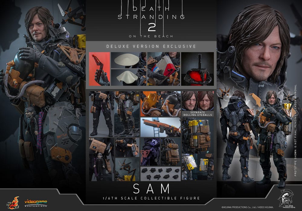 Death Stranding 2: On the Beach Videogame Masterpiece Action Figure 1/6 Sam (Deluxe Version) 31 cm