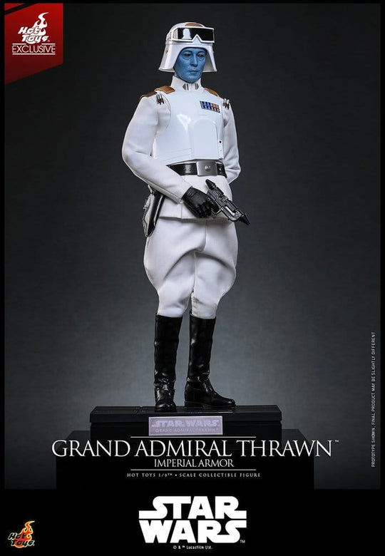 Star Wars: Rebels Television Masterpiece Action Figure 1/6 Grand Admiral Thrawn (Imperial Armor) Hot Toys Exclusive 32 cm