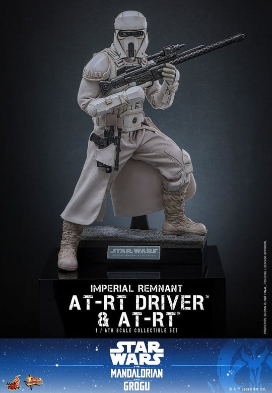 Star Wars: The Mandalorian & Grogu Movie Masterpiece Action Figure 1/6 Imperial Remnant AT-RT Driver 30 cm