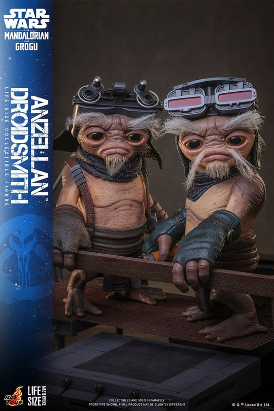 Star Wars: The Mandalorian & Grogu Life-Size Figure Anzellan Droidsmith 27 cm