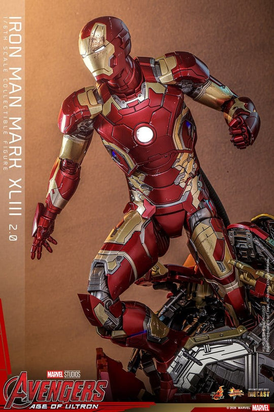 Avengers: Age of Ultron Movie Masterpiece Diecast Action Figure 1/6 Iron Man Mark XLIII (2.0) 32 cm