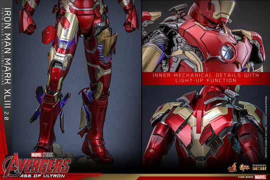 Avengers: Age of Ultron Movie Masterpiece Diecast Action Figure 1/6 Iron Man Mark XLIII (2.0) 32 cm