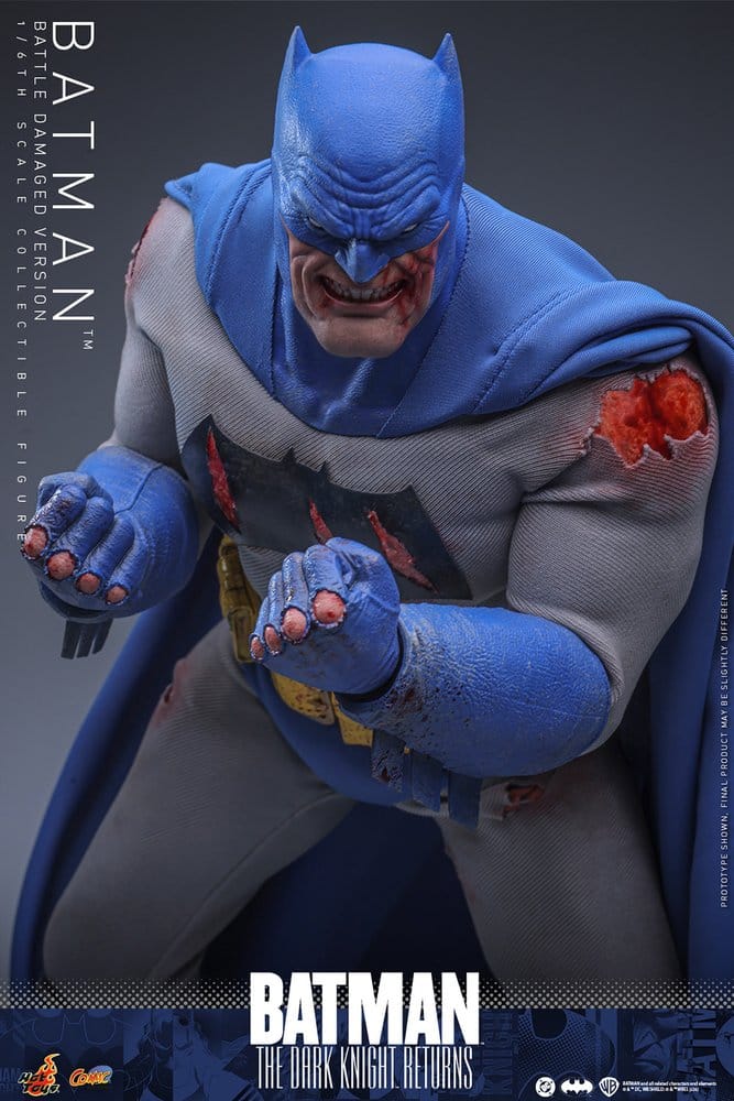 Batman: The Dark Knight Returns Comic Masterpiece Action Figure 1/6 Batman (Battle Damaged Version) 32 cm