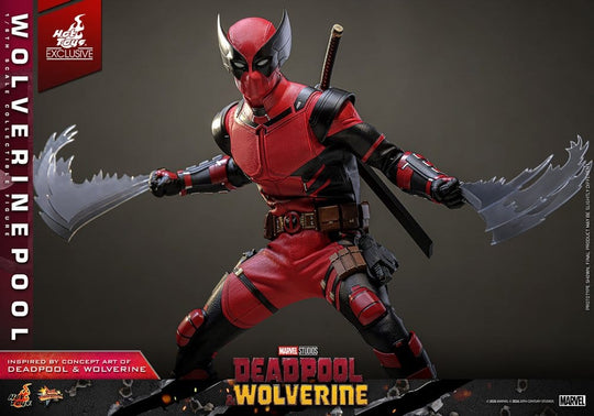 Deadpool & Wolverine Movie Masterpiece Action Figure 1/6 Wolverinepool Hot Toys Exclusive 31 cm