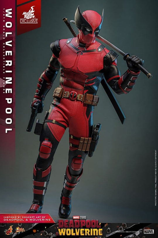 Deadpool & Wolverine Movie Masterpiece Action Figure 1/6 Wolverinepool Hot Toys Exclusive 31 cm