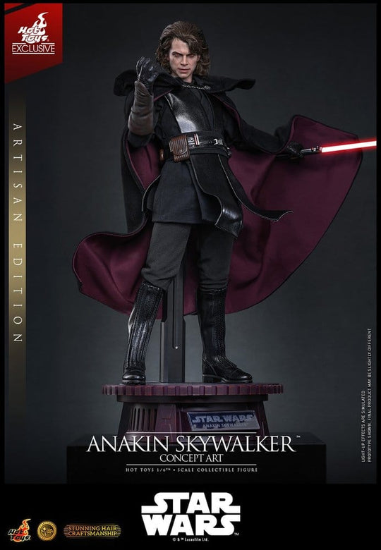 Star Wars Episode III: Revenge Of The Sith Movie Masterpiece Action Figure 1/6 Anakin Skywalker (Concept Art Version) (Artisan Edition) Hot Toys Exclusive 31 cm