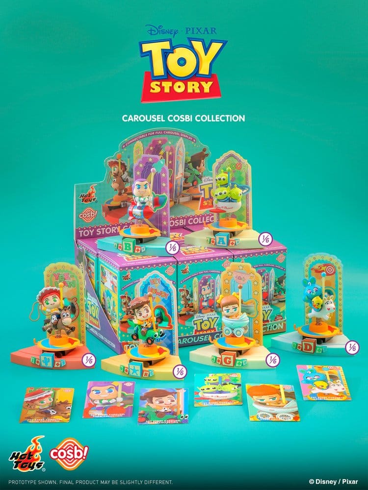 Toy Story Cosbi Mini Figures Carousel Collection 10 cm Blind Box Display (6)