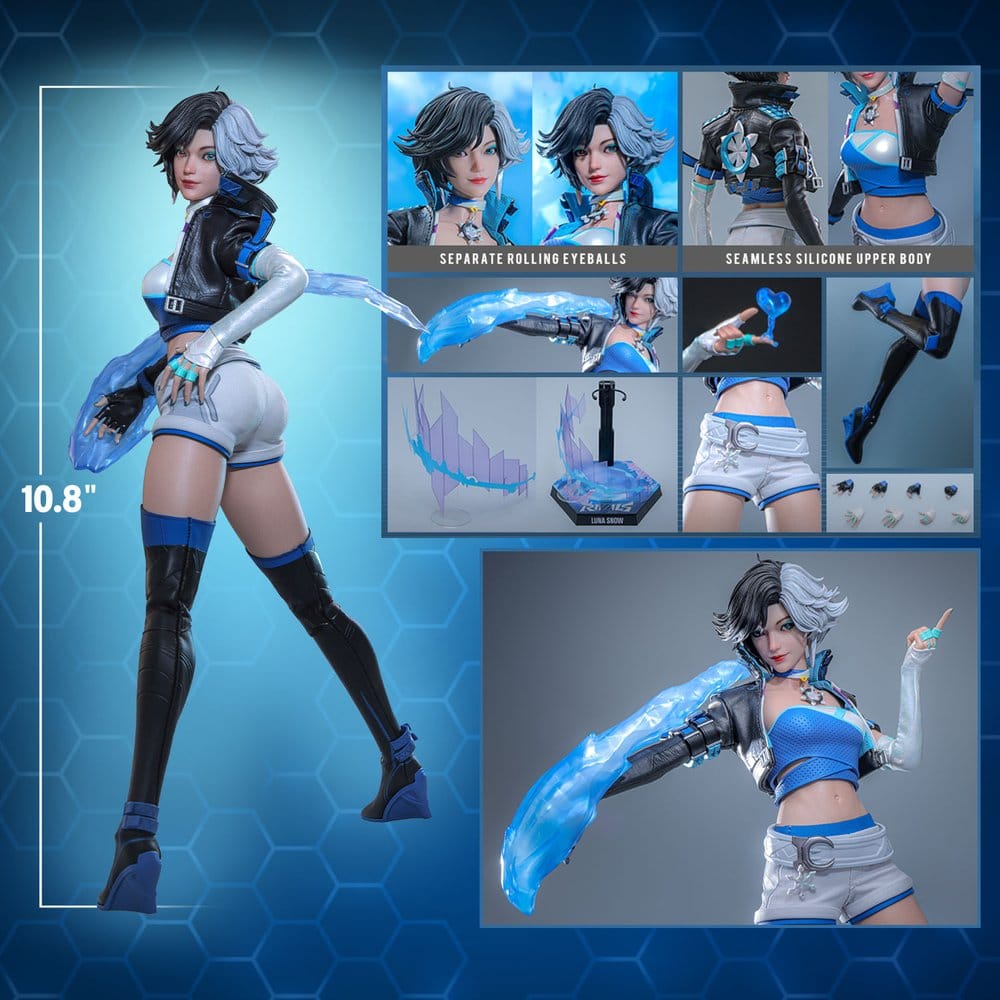 Marvel Rivals Videogame Masterpiece Action Figure 1/6 Luna Snow 28 cm