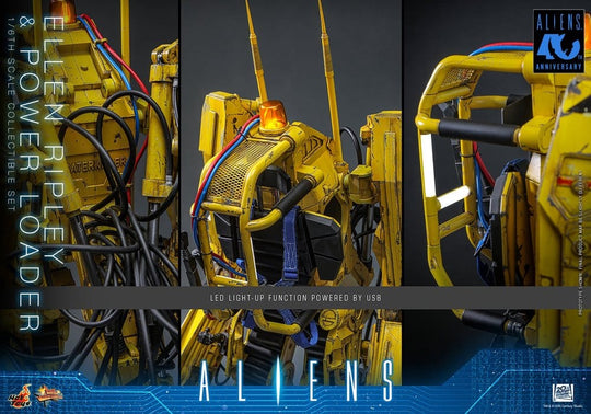 Alien Movie Masterpiece Figure Set 1/6 Ellen Ripley and Power Loader 52 cm