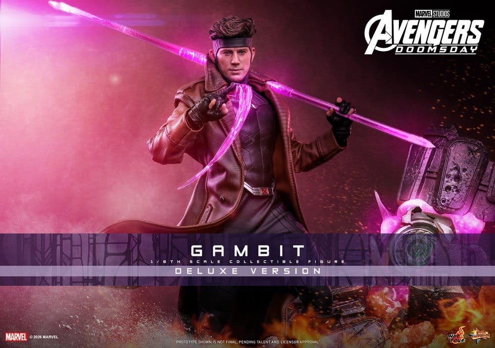 Avengers: Doomsday Movie Masterpiece Action Figure 1/6 Gambit (Deluxe Version) 31 cm