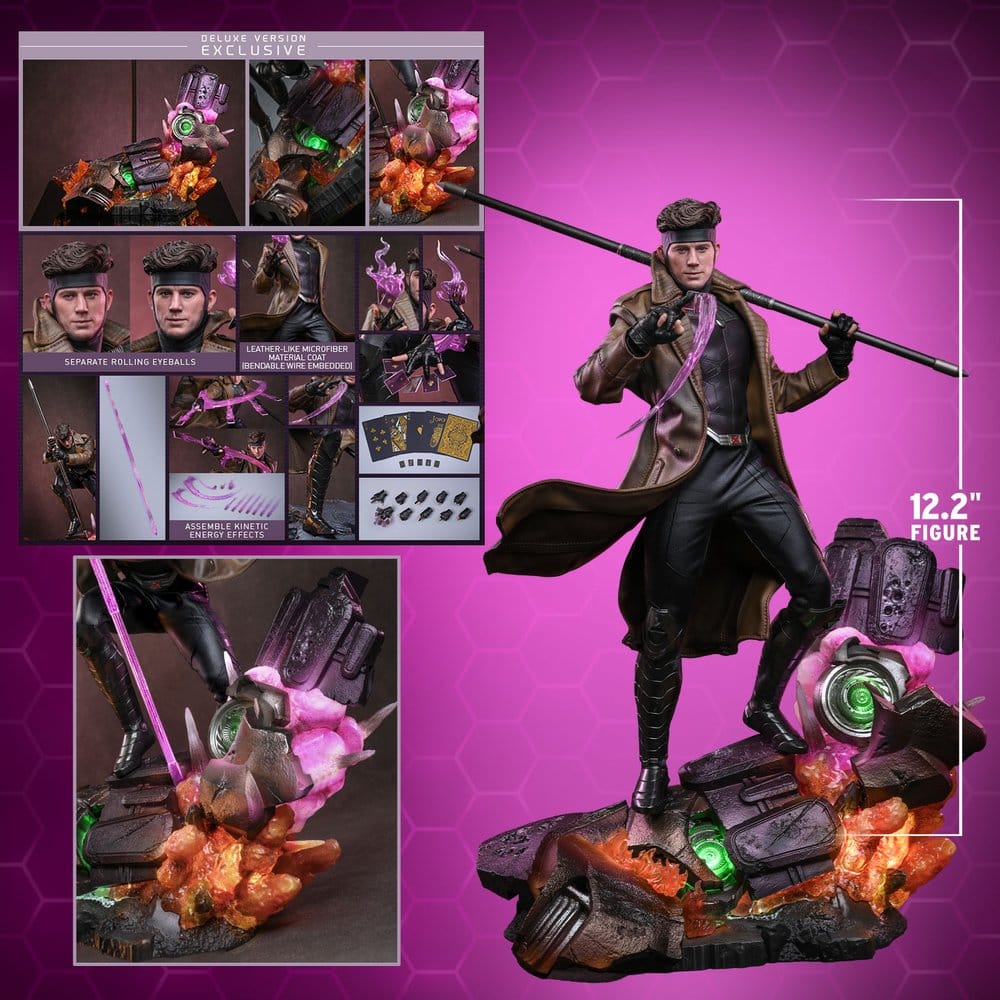 Avengers: Doomsday Movie Masterpiece Action Figure 1/6 Gambit (Deluxe Version) 31 cm