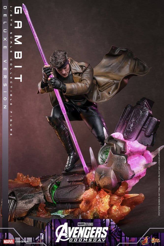 Avengers: Doomsday Movie Masterpiece Action Figure 1/6 Gambit (Deluxe Version) 31 cm