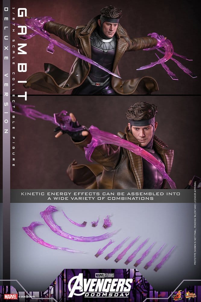 Avengers: Doomsday Movie Masterpiece Action Figure 1/6 Gambit (Deluxe Version) 31 cm