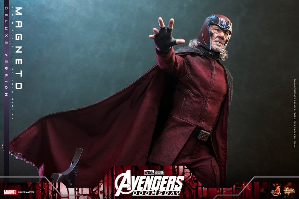 Avengers: Doomsday Movie Masterpiece Action Figure 1/6 Magneto (Deluxe Version) 30 cm
