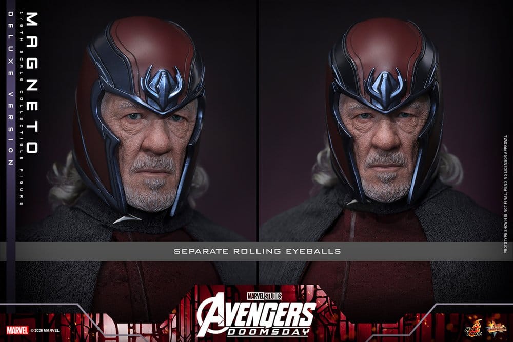 Avengers: Doomsday Movie Masterpiece Action Figure 1/6 Magneto (Deluxe Version) 30 cm