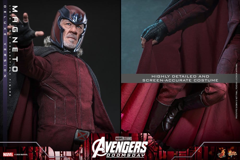 Avengers: Doomsday Movie Masterpiece Action Figure 1/6 Magneto (Deluxe Version) 30 cm