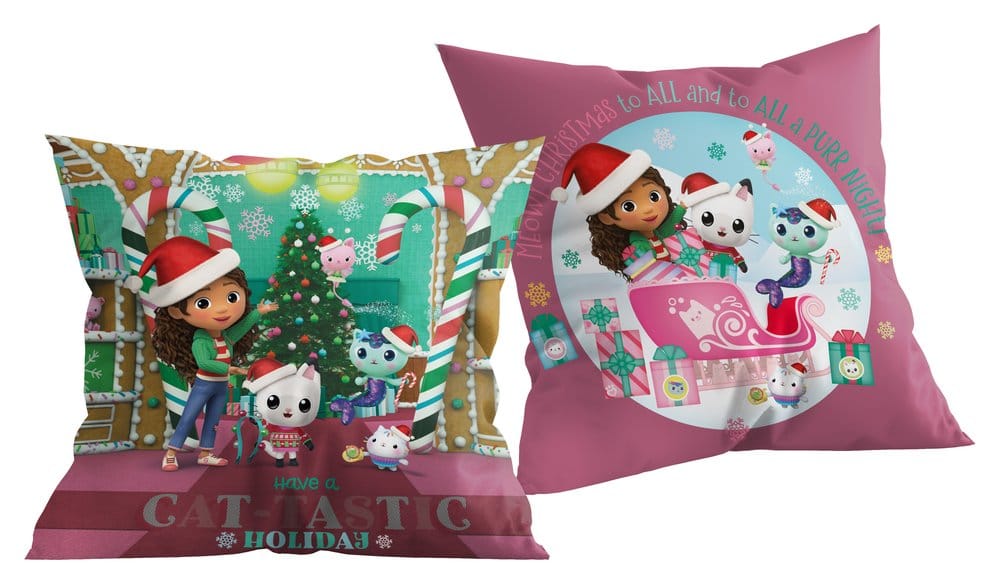 Gabby's Dollhouse Pillow Christmas 40x40 cm
