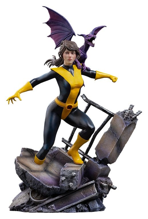 Marvel Kitty Pride & Lockheed X-Men Comics BDS Art Scale Statue 1/10 Kitty Pride & Lockheed 24 cm