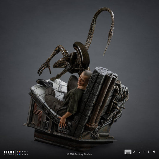 Alien 3 Art Scale Statue 1/10 Ellen Ripley and Dog Alien 23 cm